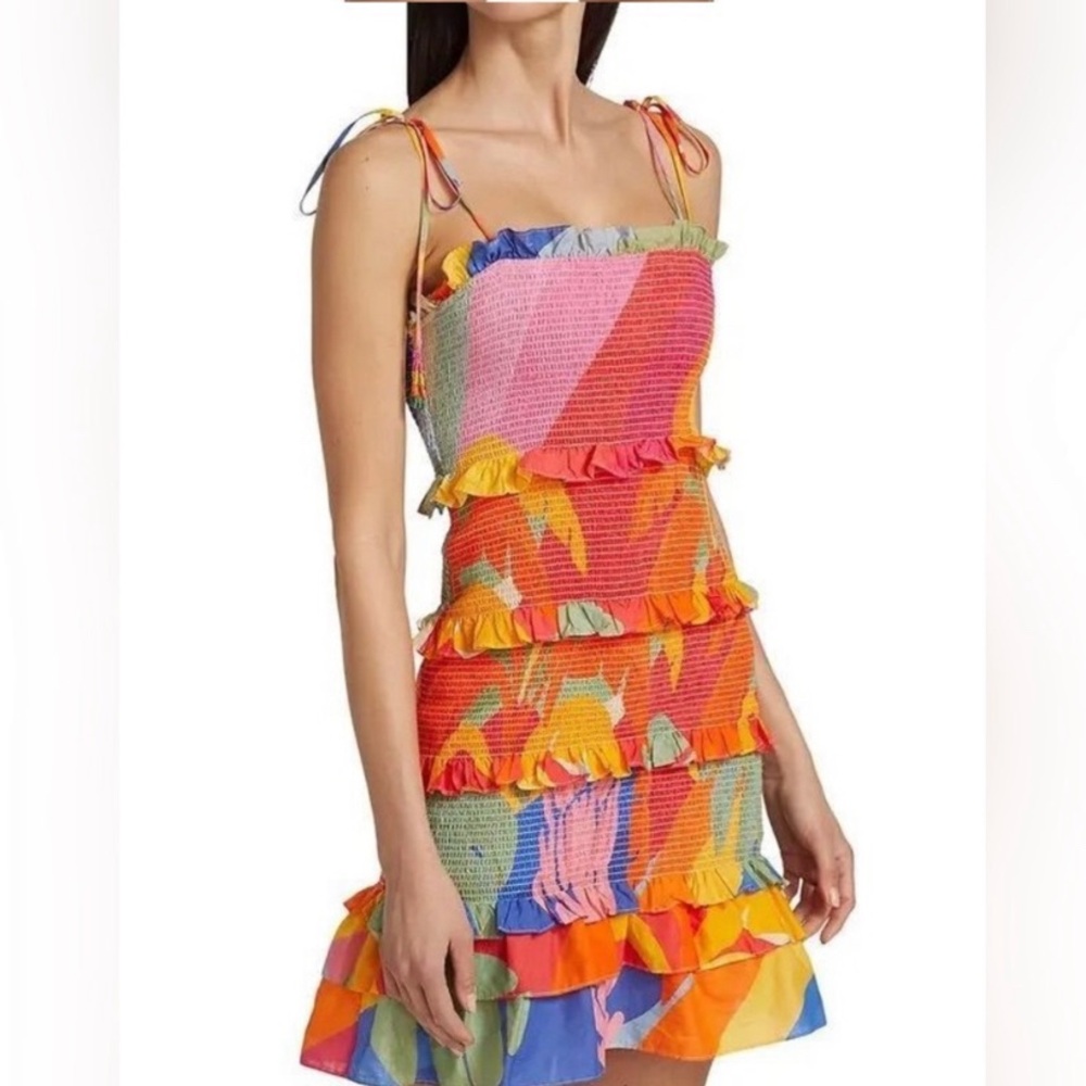 Farm Rio Tropical Sunset Dress, worn one time!